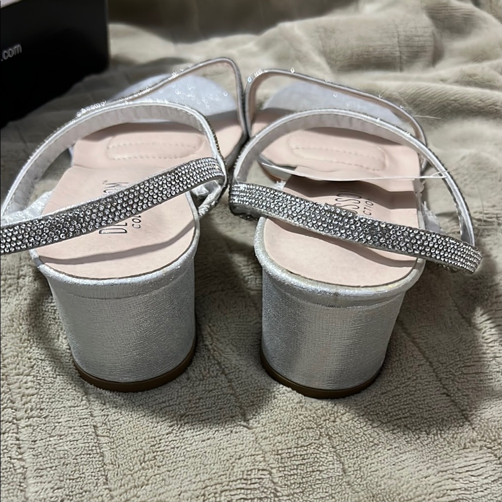 Silver Women's Sandals - Picture 7 of 7